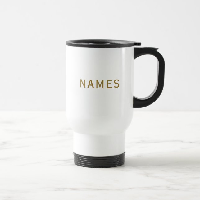 Caneca Térmica Personalized With Last Name or Nickname on Them (Direita)