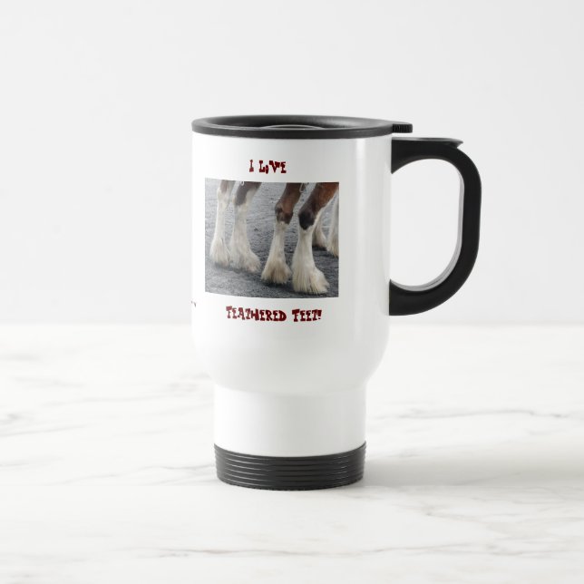 Caneca Térmica Pés com penas (Direita)