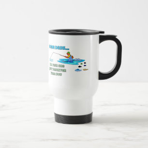 Caneca Térmica Pesca Engraçada De Mangueiras Peixes De Humor São