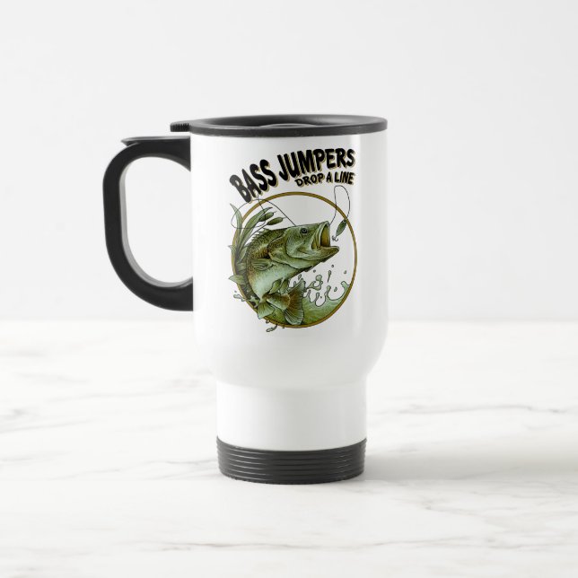 Caneca Térmica Pescaria de Bass Jumpers (Esquerda)