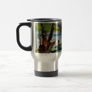 Caneca Térmica Pescaria na Primavera Vincent van Gogh