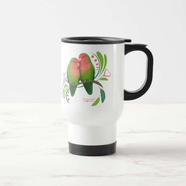 Caneca Térmica Pessel Enfrentado Pássaros do Amor (Direita)