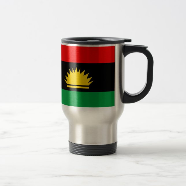 Caneca Térmica Pessoas da bandeira étnica da minoria da república (Direita)