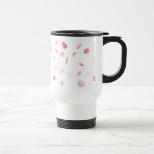Caneca Térmica Petais Rosa românticos
