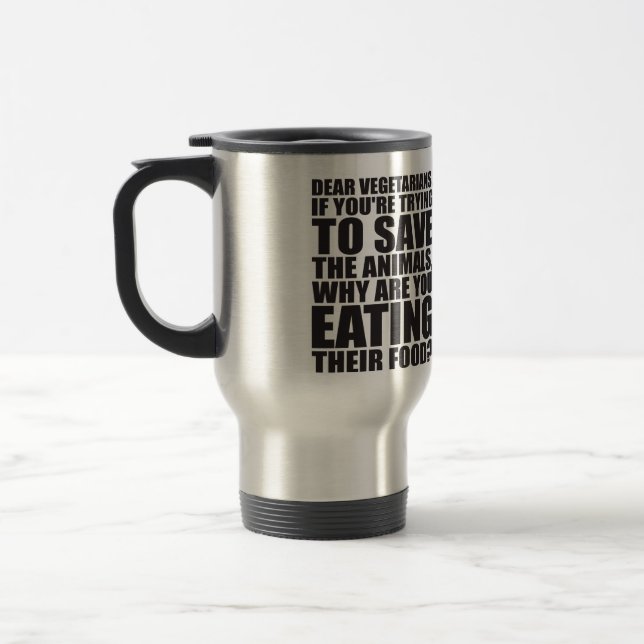 Caneca Térmica Piada vegetariana (Esquerda)