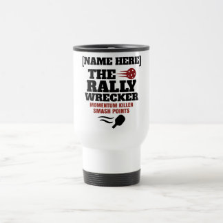 Caneca Térmica Pickleball Nome Personalizado O Destruidor de Rall