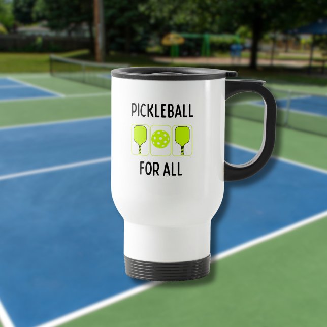Caneca Térmica Pickleball para todos os Paddels e Ball (Criador carregado)