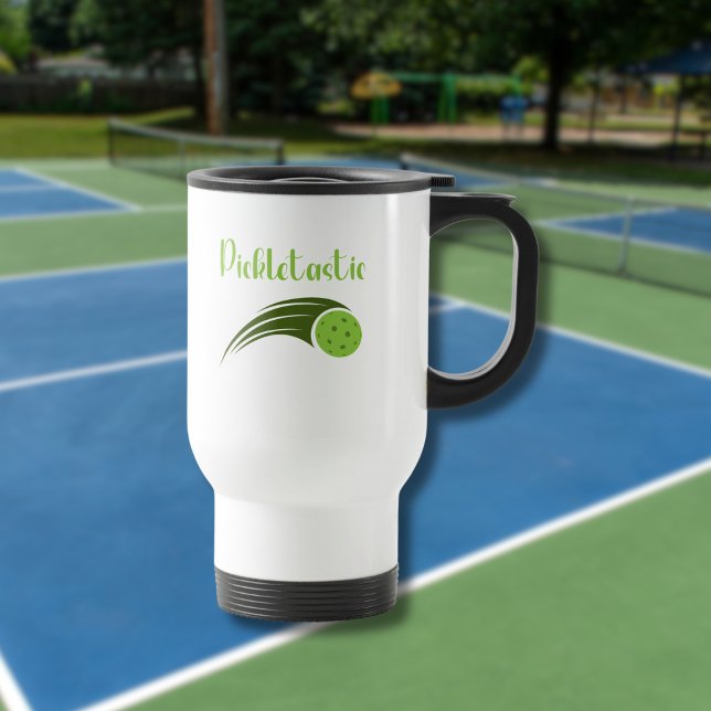 Caneca Térmica Pickleball Picletastic elegant pun (Criador carregado)