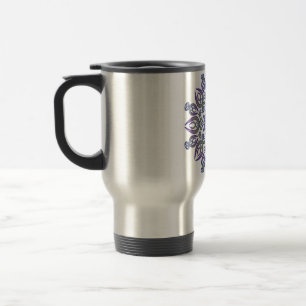 Caneca Térmica Picos Azuis
