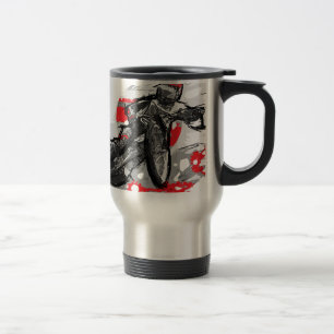 Caneca Térmica Piloto liso da motocicleta da trilha do estrada