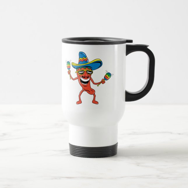 Caneca Térmica Pimenta de pimentão mexicana (Direita)