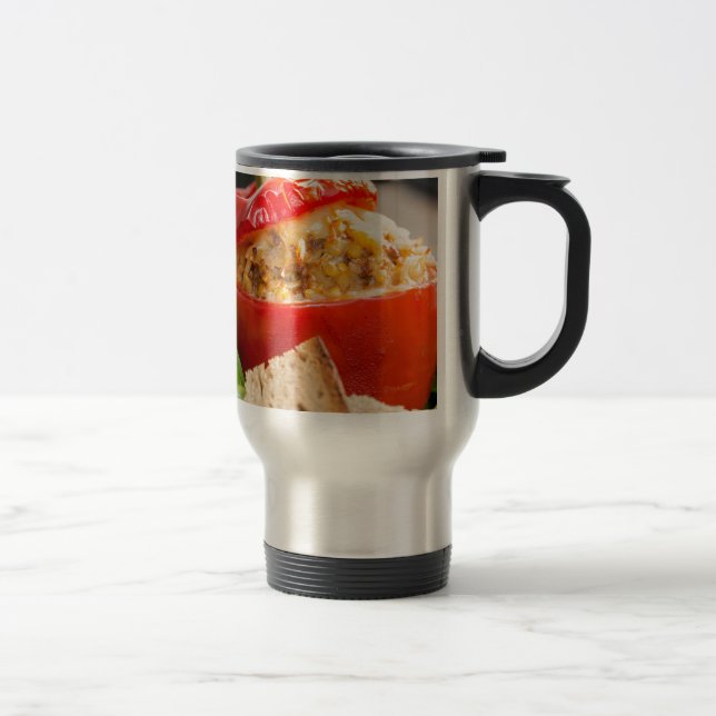 Caneca Térmica Pimentos cozidos em película com molho de carne e  (Direita)