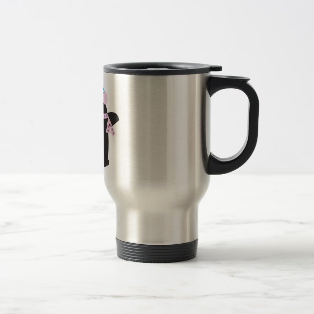 Caneca Térmica Pinguim (Direita)