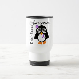 Caneca Térmica Pinguim da consciência da doença de Crohn