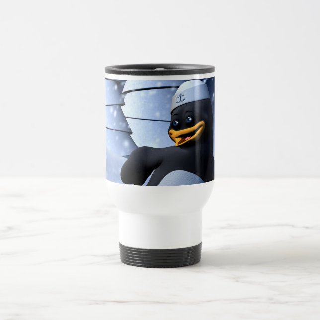 Caneca Térmica Pinguim Dançante (Centro)