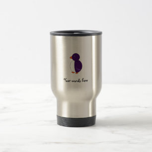 Caneca Térmica Pinguim roxo