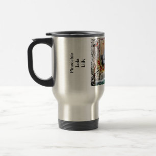 Caneca Térmica pinocchio, lola, lilly Natal