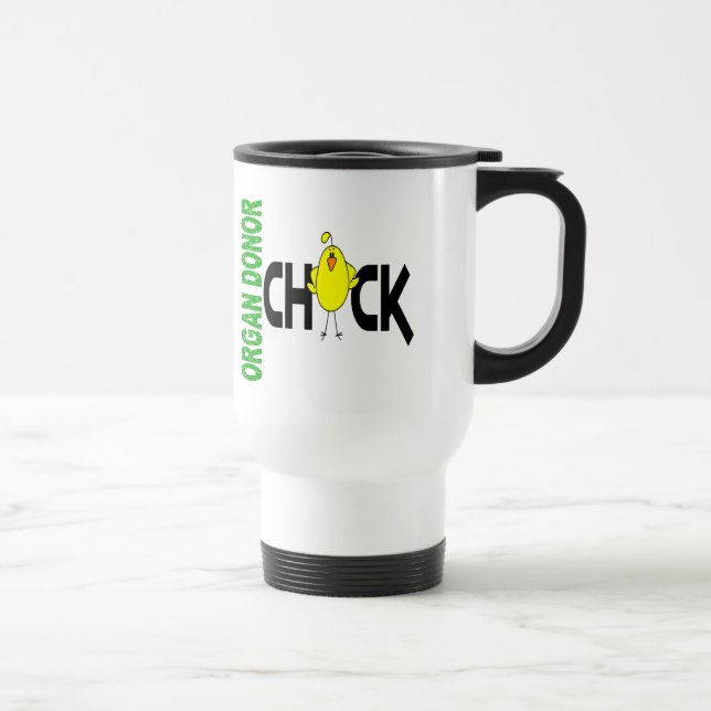 Caneca Térmica Pintinho 1 do dador de órgãos (Direita)