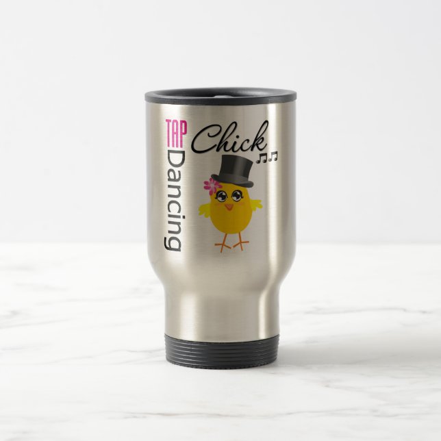 Caneca Térmica Pintinho 2 da dança de torneira (Centro)