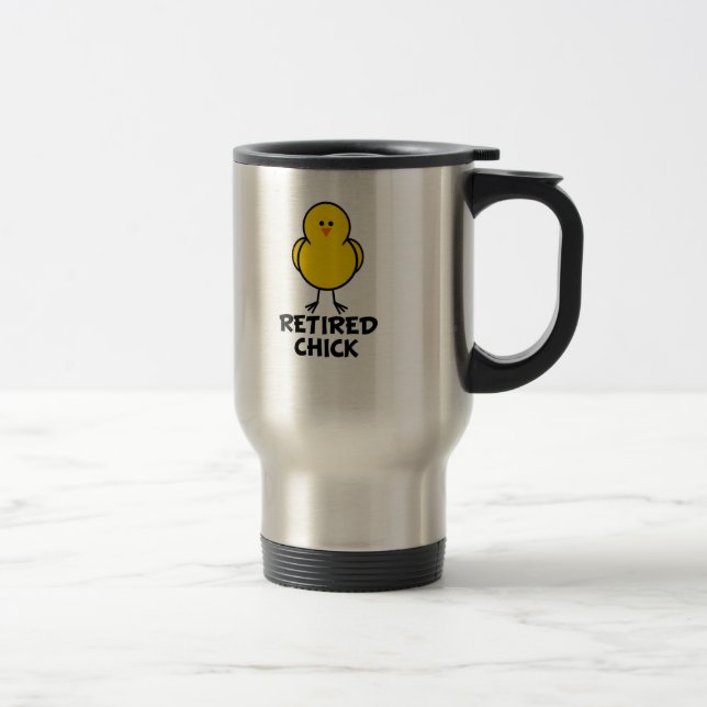 Caneca Térmica Pintinho aposentado (Direita)