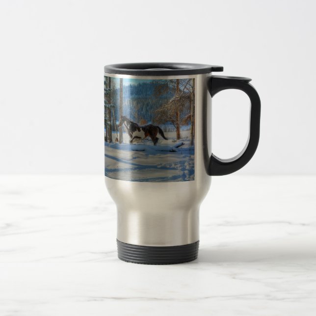 Caneca Térmica Pinto de Trote Stallion & Winter Snows (Direita)