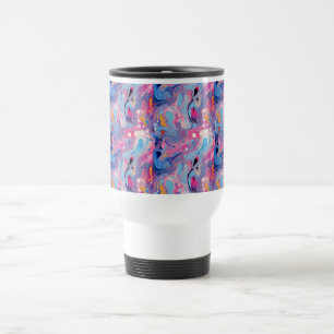 Caneca Térmica Pintura Abstrata 03