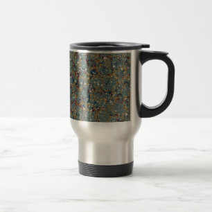 Caneca Térmica Pintura Abstrata Marmorizada