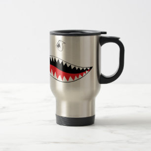 Caneca Térmica Pintura da boca do tubarão