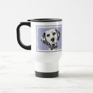 Caneca Térmica Pintura Dalmática - Arte Cachorra Original