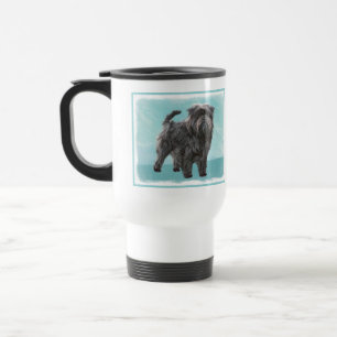 Caneca Térmica Pintura de Affenpinscher - Arte de Cachorro Origin