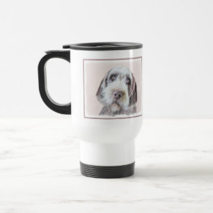 Caneca Térmica Pintura de Griffon por Cabeireiros - Arte Canina