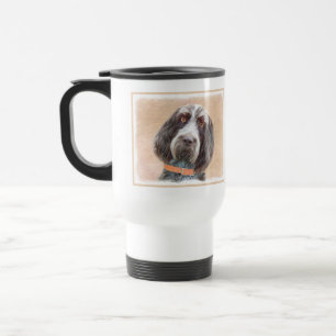 Caneca Térmica Pintura de Spinone Italiano - Arte de Cachorro Ori