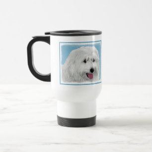 Caneca Térmica Pintura Polonesa de Sheepdog - Arte Canina