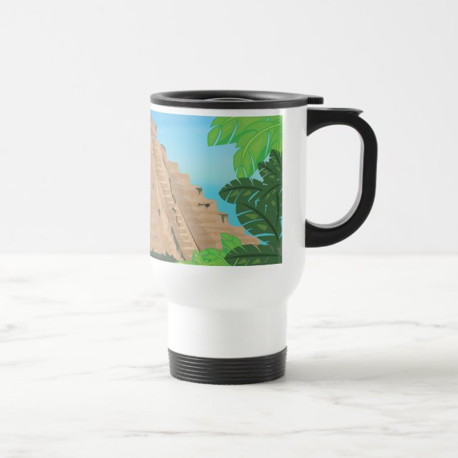 Caneca Térmica Pirâmide Aztec (Direita)