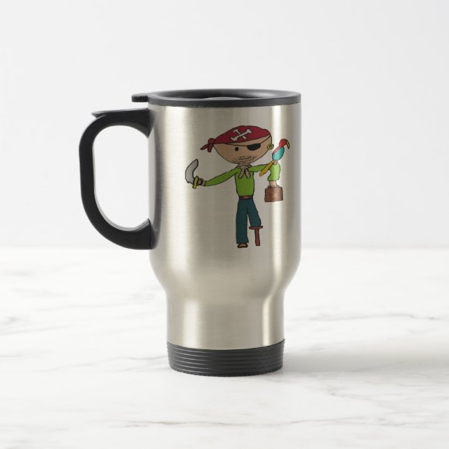 Caneca Térmica Pirata (Esquerda)