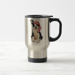 Caneca Térmica Pirata de Boston Terrier