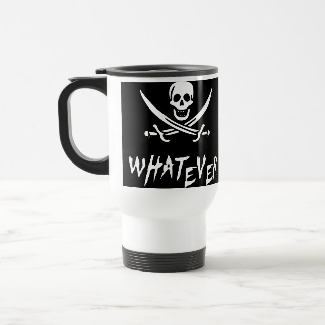 Caneca Térmica "Pirata de Roger apático" {Whitebeard} (Esquerda)