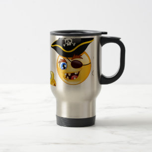 Caneca Térmica pirata emoji