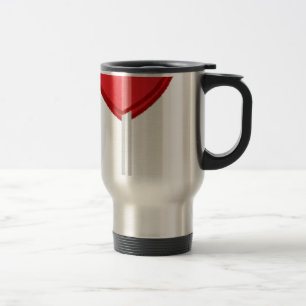 Caneca Térmica pirulito vermelho