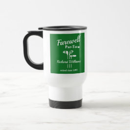 Caneca Térmica Pistas de Golfe de Aposentadoria de Despedida Amea