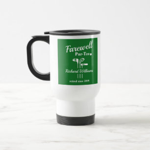 Caneca Térmica Pistas de Golfe de Aposentadoria de Despedida Amea