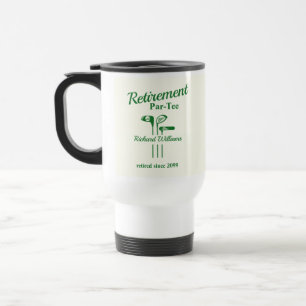 Caneca Térmica Pistas de Golfe de Aposentadoria Teto de Par