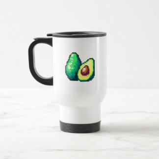 Caneca Térmica Pixel Art Avocado Mug