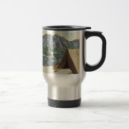 Caneca Térmica Planador E Viagem De Pesca Do Alaska Bush