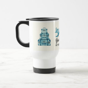 Caneca Térmica Plano de Aventura de Viagem de Aposentação de Refo