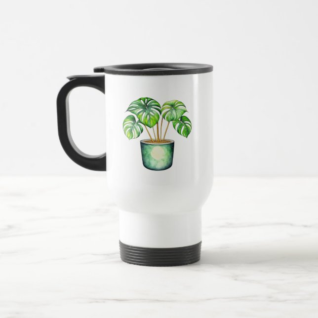 Caneca Térmica Planta mãe | Instalação de Monstera (Esquerda)