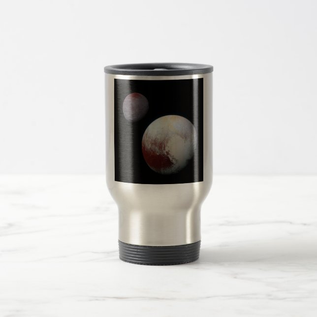 Caneca Térmica Plutão & Charon 9th ou Dwarf Planet Solar System (Centro)
