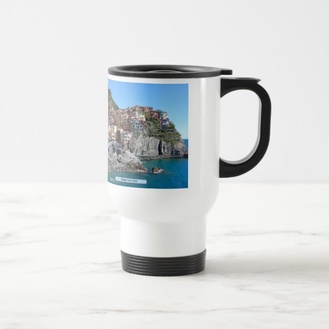 Caneca Térmica Pó branco clássico 11 oz (Direita)