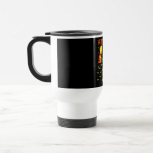 Caneca Térmica Poção de bruxas para um design de caldeirão de cor
