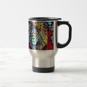 Caneca Térmica pontapé da cor - rei do leão